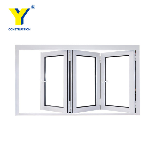 China best commercial and residential aluminium exterior soundproof bifold windows for low price on China WDMA