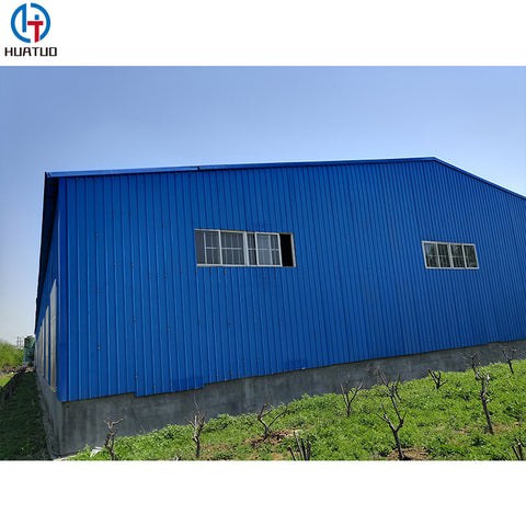 China low cost 1000 square meter Economical Steel Building Garage Hangar Steel Structure prefabricated warehouse on China WDMA