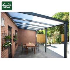 China low cost rain cover protection aluminum Terrace Roof overkapping on China WDMA