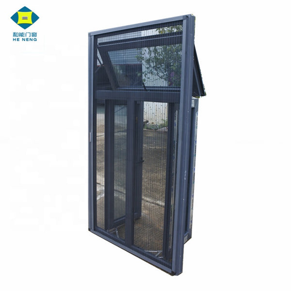 Chinese Famous Brand CONCH/SHIDE Grey Color UPVC PVC Folding Type Mosquito Net Screen Windows