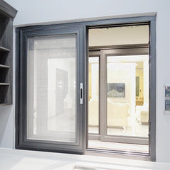 Commercial Windows Frames,Aluminum Alloy Triple Track Sliding Window on China WDMA