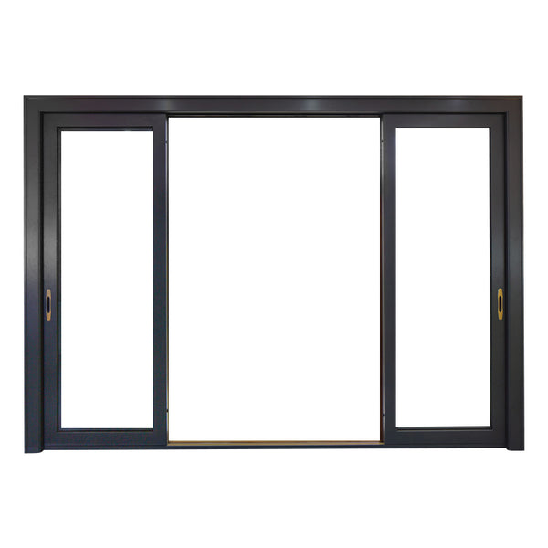 Commercial aluminum frame glass sliding door on China WDMA