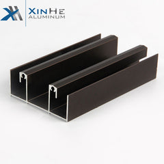 Custom Extruded Aluminum Extrusion Rail Window Frame Profile For Slide Sliding Window And Door Track With Good Price on China WDMA