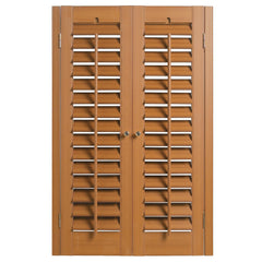 Custom Shape Durable classic Basswood Sliding Plantation Adjustable Window Outdoor California Shutters on China WDMA