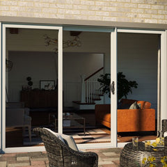 Custom UPVC French Interior 4 Panel 332 Sliding Patio Doors on China WDMA