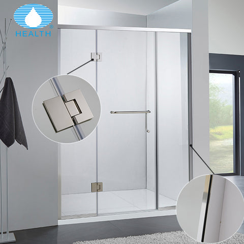 Custom made size shower enclosure frame hinge shower door on China WDMA