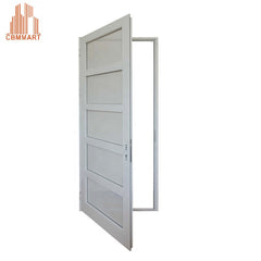 Customize Single open exterior steel aluminum screen security entry door on China WDMA