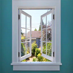 Dampproof hurricane impact aluminum casement window on sale