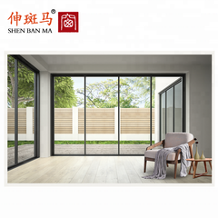 Double Glazing Glass Wood Grain Balcony Aluminum Lift Sliding Door on China WDMA