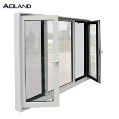 Double glazed windows casement window aluminium window design on China WDMA