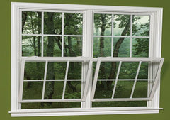 Double glazing aluminum double hung window single hung windows factory on China WDMA