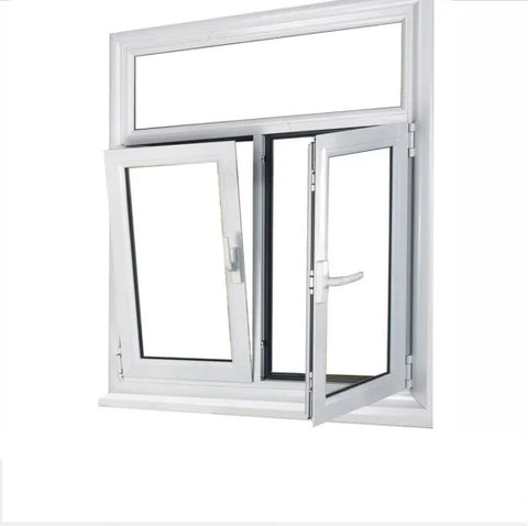 Double leaf anti-theft aluminium windows with tilt turn open for commerical office on China WDMA