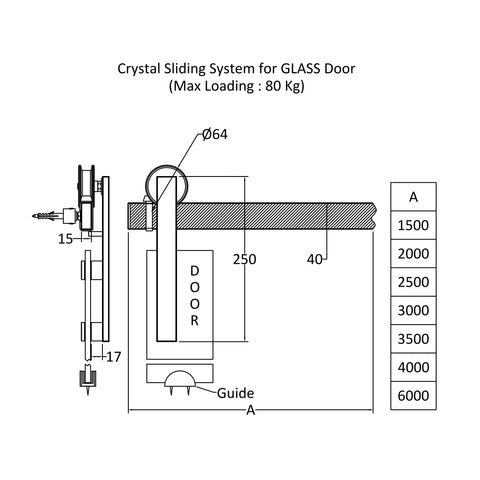 Elegant Chinese House Accessories Crystal Sliding System For Glass Door Sliding System on China WDMA