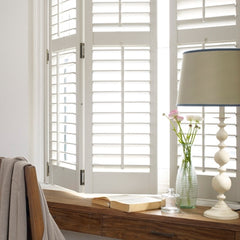 Elegant Interior Plantation Wood Window Shutters on China WDMA