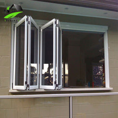 Energy Saving Thermal Break Profile Aluminum Double Glass Bifold Window Folding on China WDMA