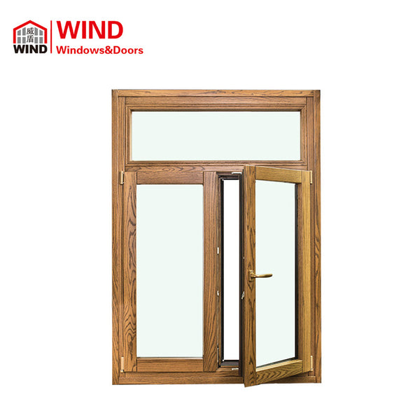 Europe Style Energy Efficient Aluminum Clad Wood Casement Windows on China WDMA