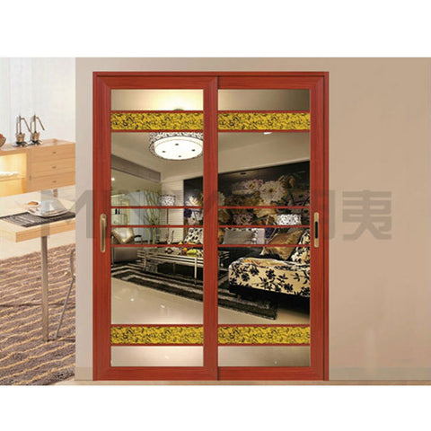 External Aluminum 4 Panel Soundproof Interior Sliding Door on China WDMA