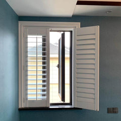 Factory Direct Wooden Sliding Plantation Shutter For Window on China WDMA