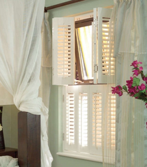 Factory Price PVC Plantation Shutters PVC Silding Shutters Window Bifold Shutters from China on China WDMA