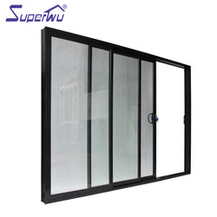 Factory cheap price modern aluminum entry door fiberglass french doors glass lobby with on China WDMA