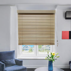 Factory direct-sale Hollow glass windows faux wood blind wooden venetian blind on China WDMA