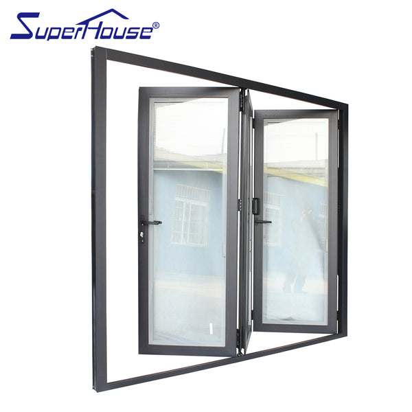 Fancy bi fold patio doors aluminum folding patio doors exterior on China WDMA