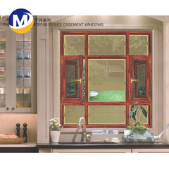 Fashion Aluminum alloy Jalousie Frame Indian double glass casement Window Design Latest Window Design on China WDMA