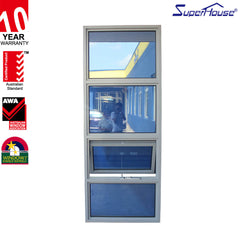 Florida Approval FL23013 hurricane proof impact resistance aluminium awning windows on sell on China WDMA