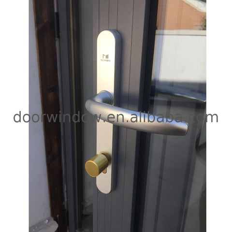 Folding patio doors open style bifold door mosquito screen on China WDMA