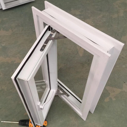 Foshan factory house window glass design upvc casement windows