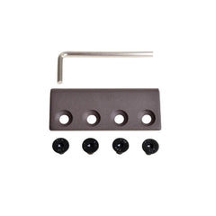 Four Hole Customization Sliding Door Hardware Flat Rail Track Connector for Sliding Door on China WDMA