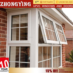 French Exterior Upvc Eco-friendly Plastic Window Kinbon Frame Soundproof House White Hinx Pretty Shutter Hung And Pvc Door on China WDMA