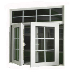 Gaoming Double glazing bi fold door Accordion aluminum glass patio exterior bifold doors on China WDMA