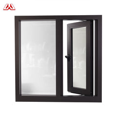 German Standard Shutter Aluminum Louver Double Glass casement Window With 4 Panels Aluminum Windows on China WDMA