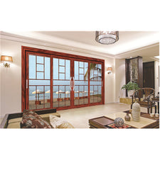 Glass soundproof interior french sliding doors aluminium aluminum glass sliding door on China WDMA