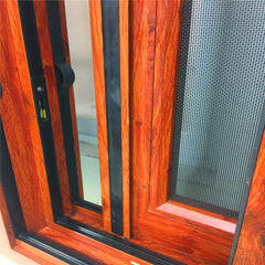 Good Insulation And Watertight aluminium frame sliding glass window with reflective colored glass on China WDMA