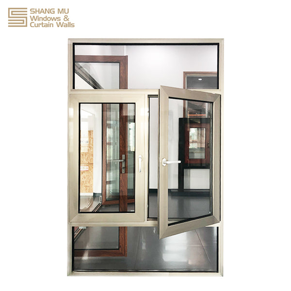 Good quality simple aluminum alloy casement window grill design on China WDMA