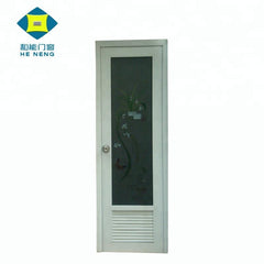 Guangzhou Factory Waterproof White PVC UPVC Frosted Glass Bathroom Toilet Doors Price on China WDMA