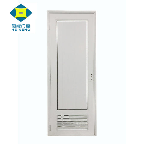 Guangzhou Factory Waterproof White PVC UPVC Frosted Glass Bathroom Toilet Doors Price on China WDMA