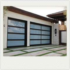 China WDMA Modern style automatic sectional glass garage door