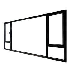 WDMA Cheap aluminum glass bifold passive window