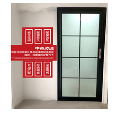 Modern Exclusive Patent Hanging Trip Toielt Bathroom Bedroom No Track Single Panel Aluminum Pocket Sliding Door