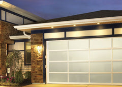 China WDMA Heat insulation cheap price aluminum and glass garage door