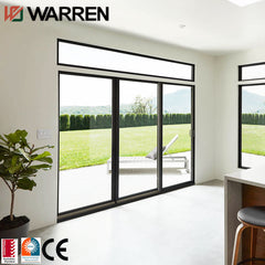 Aluminum bifold sliding door glass sliding door system manual slide