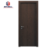 Latest Glass Wood Door Design Whole Glass Black Walnut Door Frame Custom Made Internal Swing Interior Doors on China WDMA