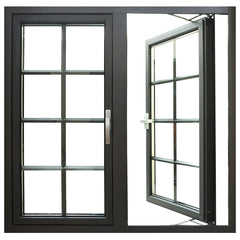 modern aluminum glass windows