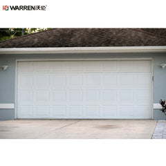 16x8 Black Garage Door With Insulated Sectional Garage Door