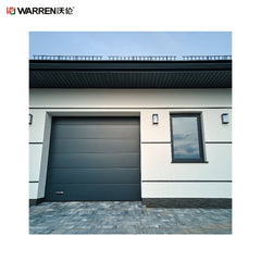 10x10 Black Garage Door With Insulated Sectional Garage Door