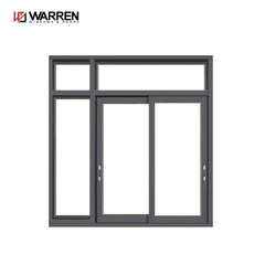 WDMA Double Vertical Sliding Window Frameless Sliding Glass Window Sliding Aluminum Glass Window