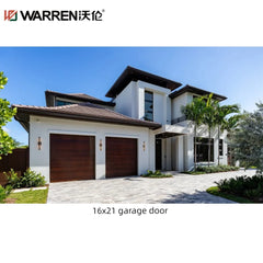 WDMA 9x20 Garage Door Modern Black Glass Garage Door 5 Panel Garage Door Insulation